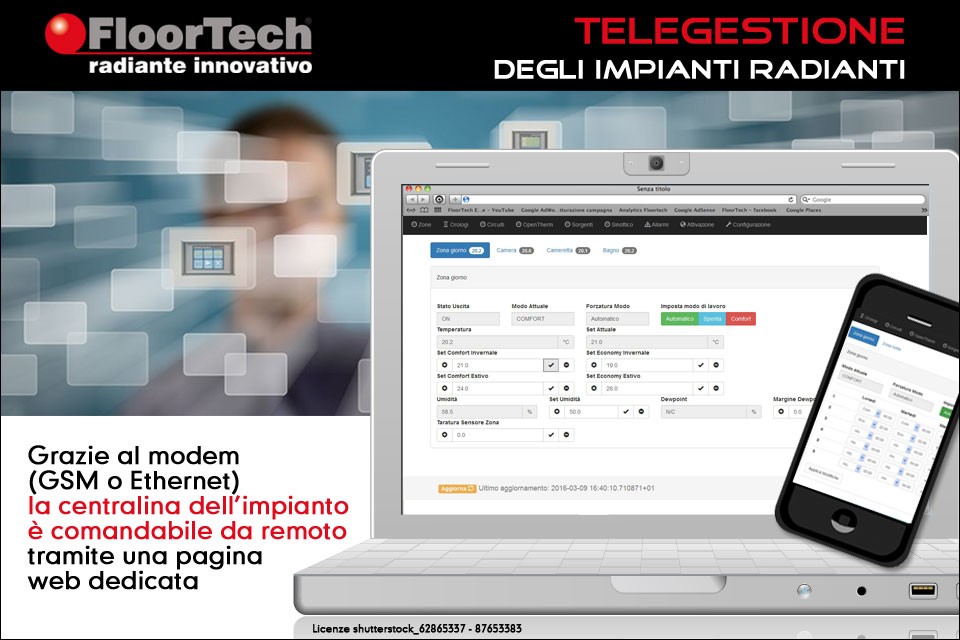 La TELEGESTIONE degli impianti radianti FloorTech (Anteprima)