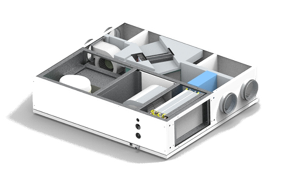 Deumidificatori con recuperatore orizzontali FSOR (Anteprima)